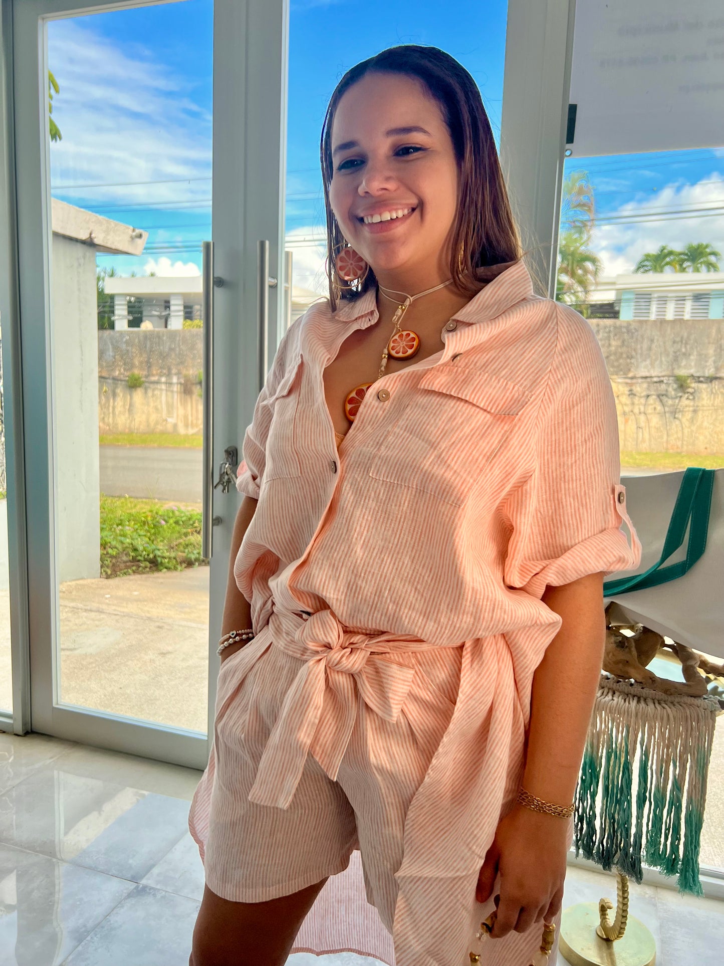 Sunset Stripe Shorts