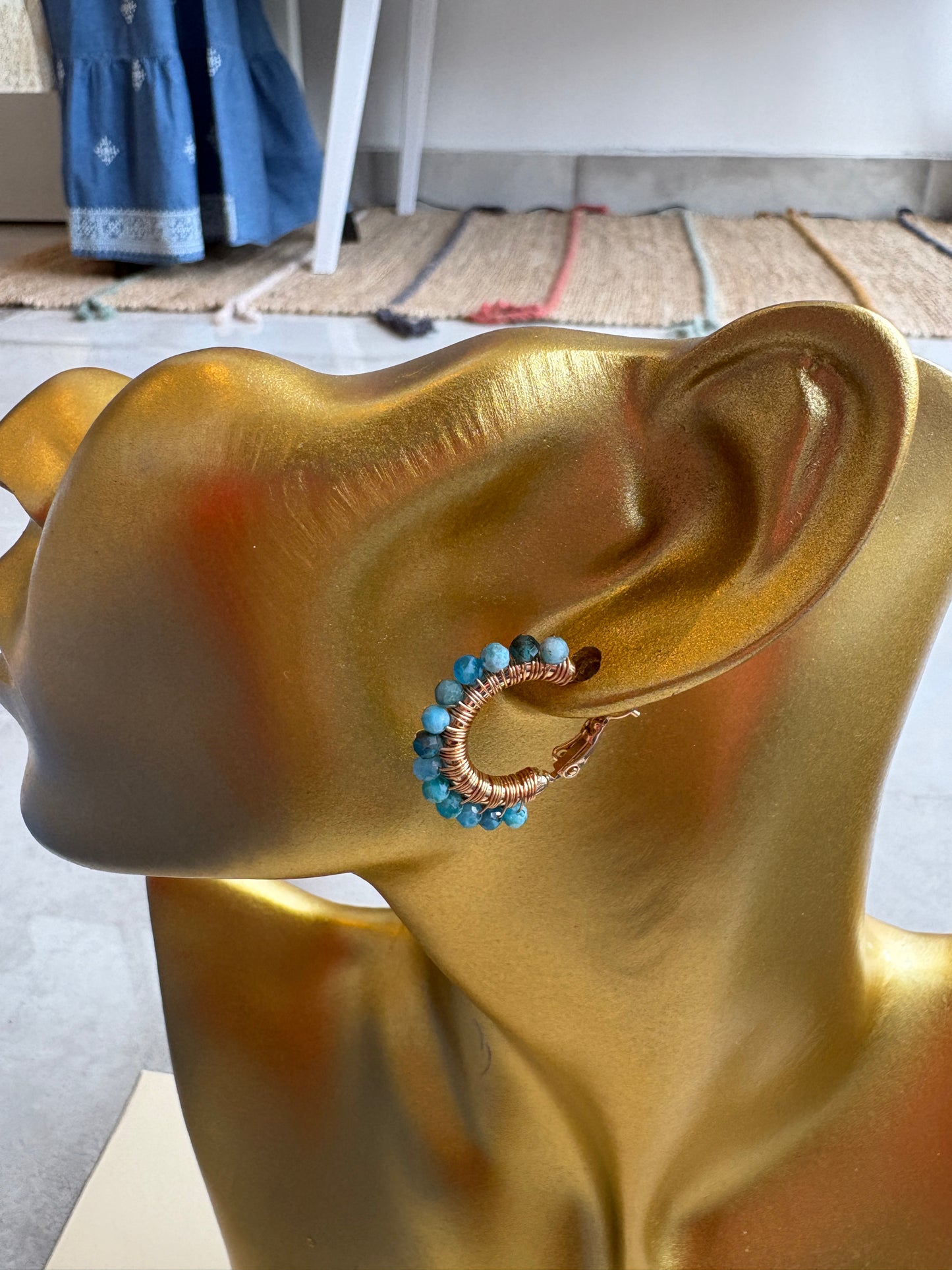 Pismo Mini Hoops - Salty Stones