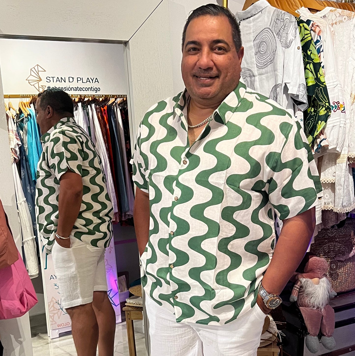 Olive Curves Shirt