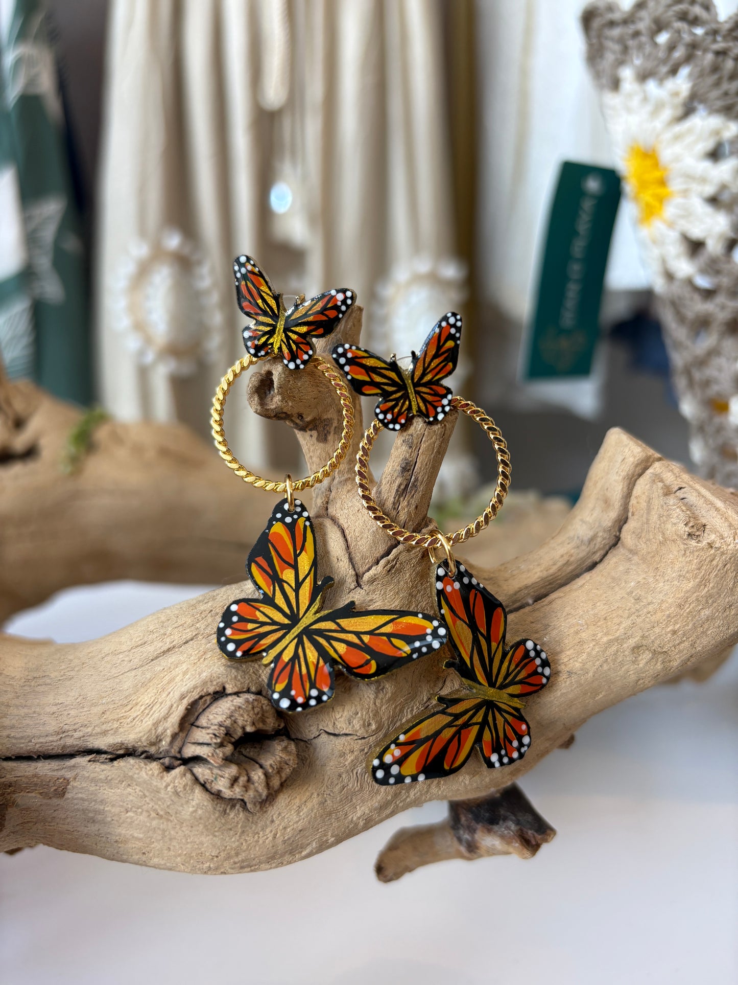 Big Butterfly Earrings