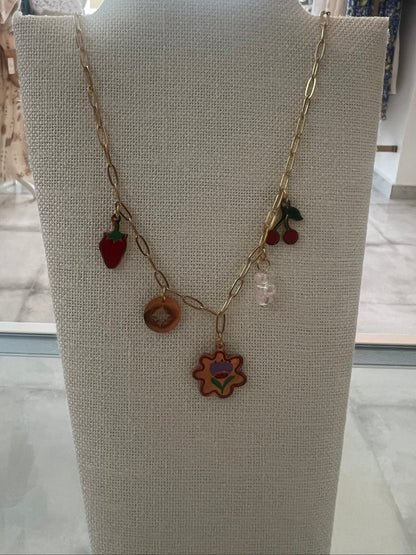Frutas y Flores Necklace