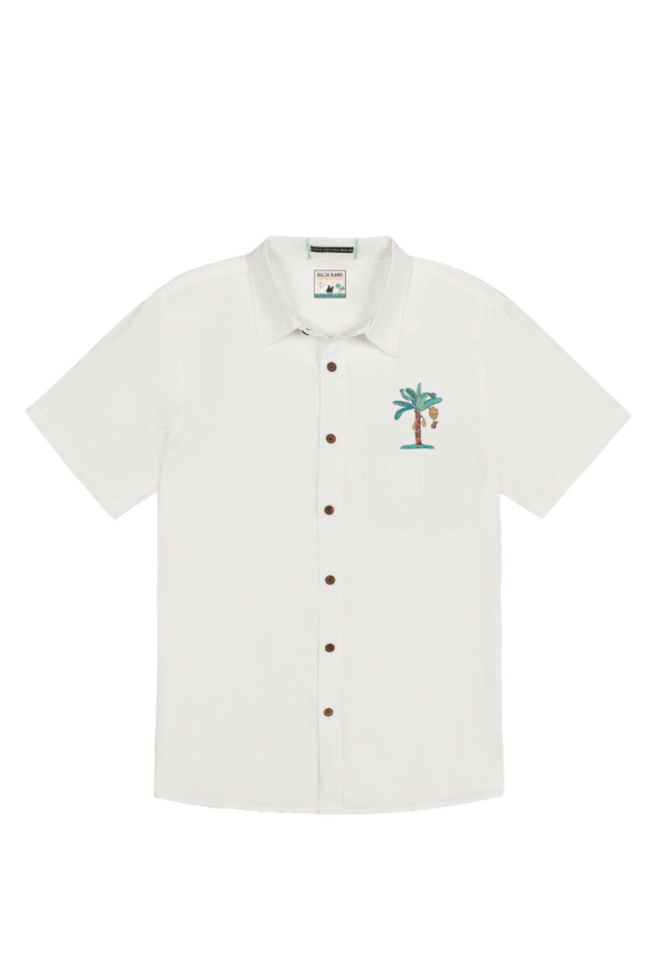 La Republica- Embroidery 7 Seas Button Up