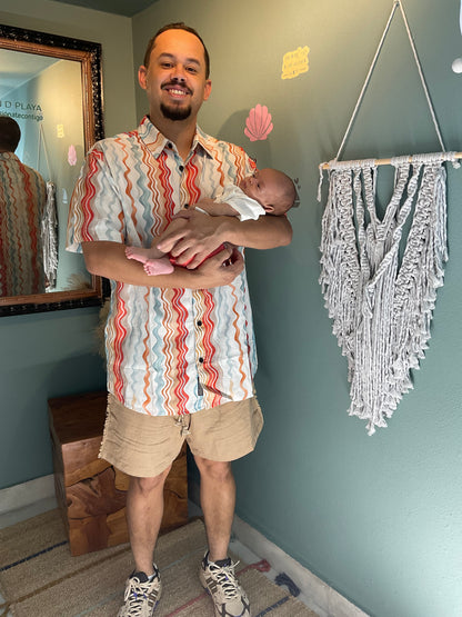 Cross Your Waves 7 Seas Button Up