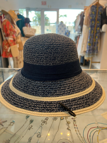 Mid Hat Bow Blue
