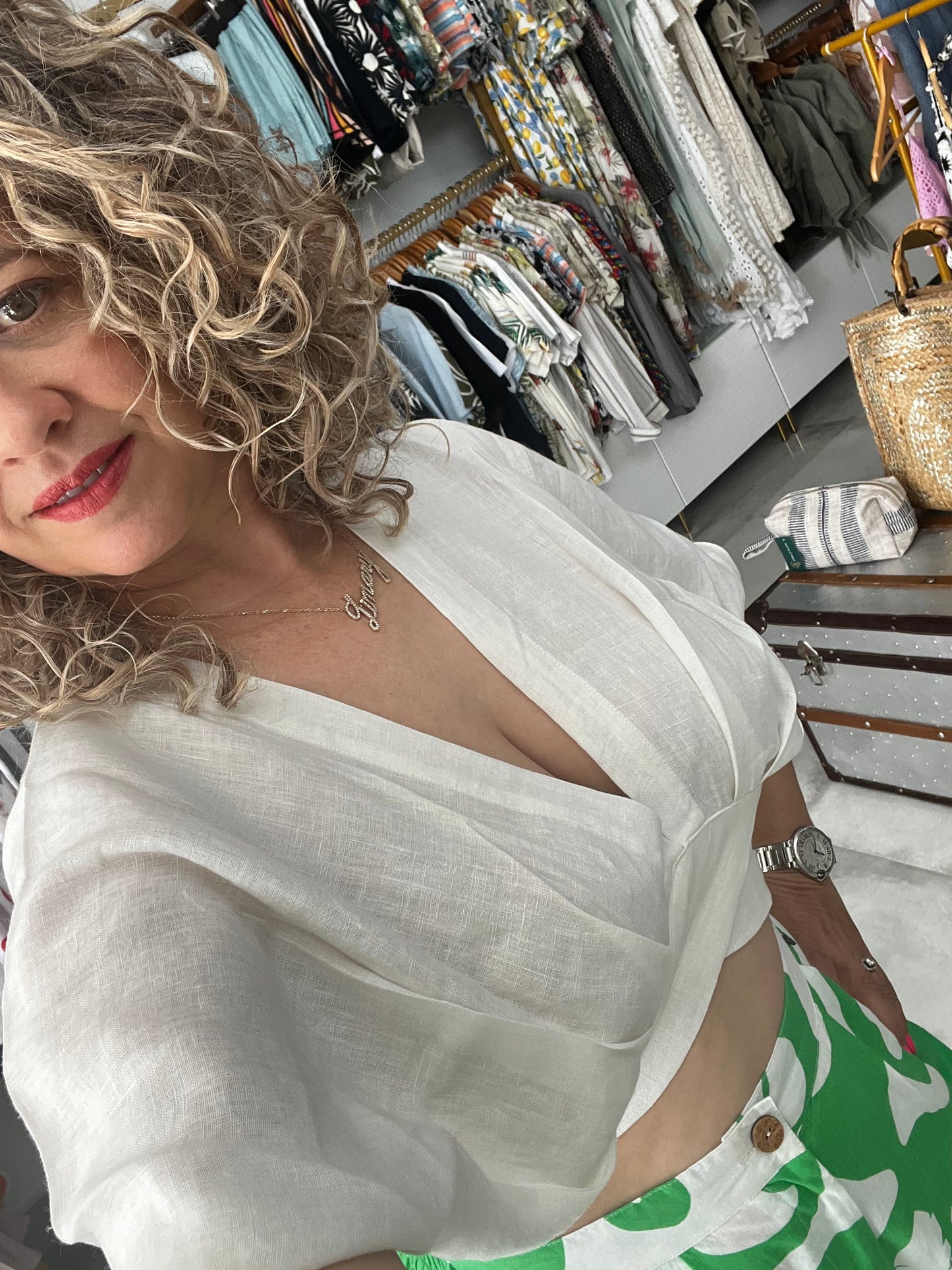 Top White Linen