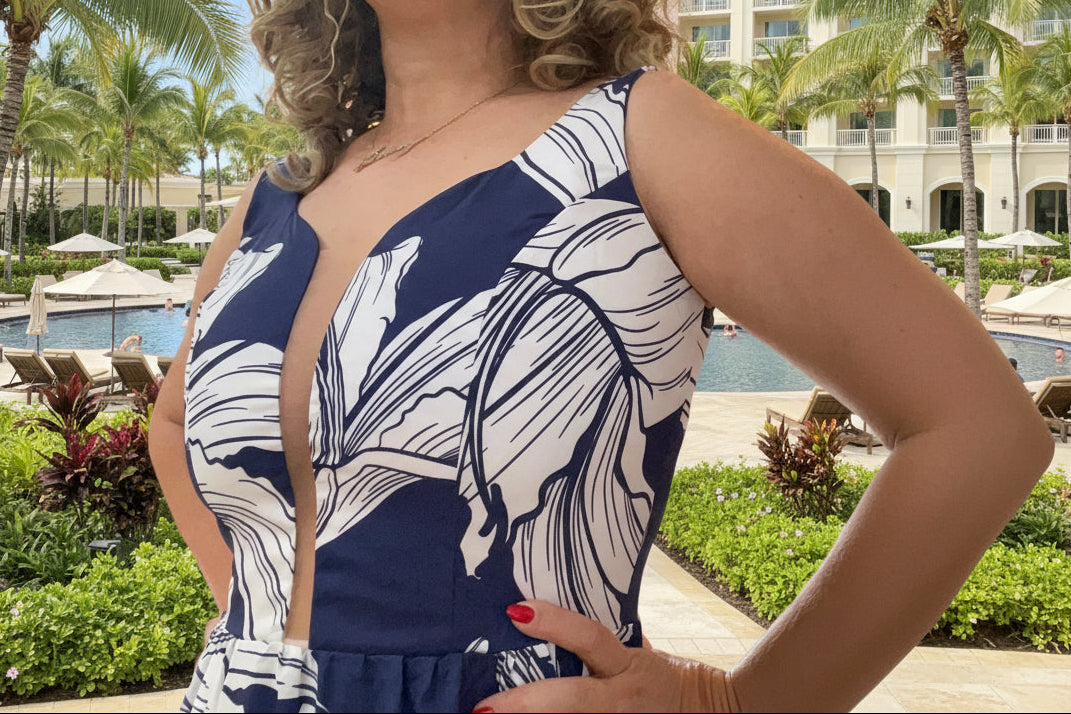 Violeta Maxi Dress Blue