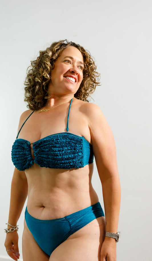 Ruffle Glow Swim Set