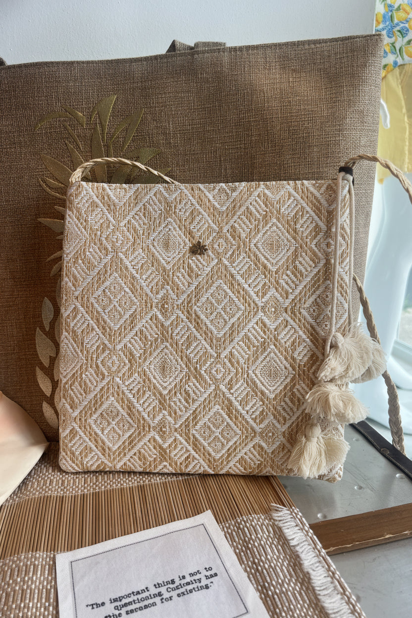 Cross Body Bag Natural Fiber