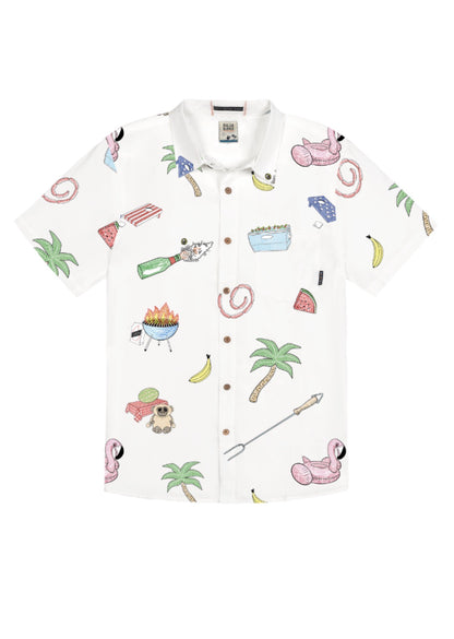 The BBQ Shirt 7 Seas Button Up