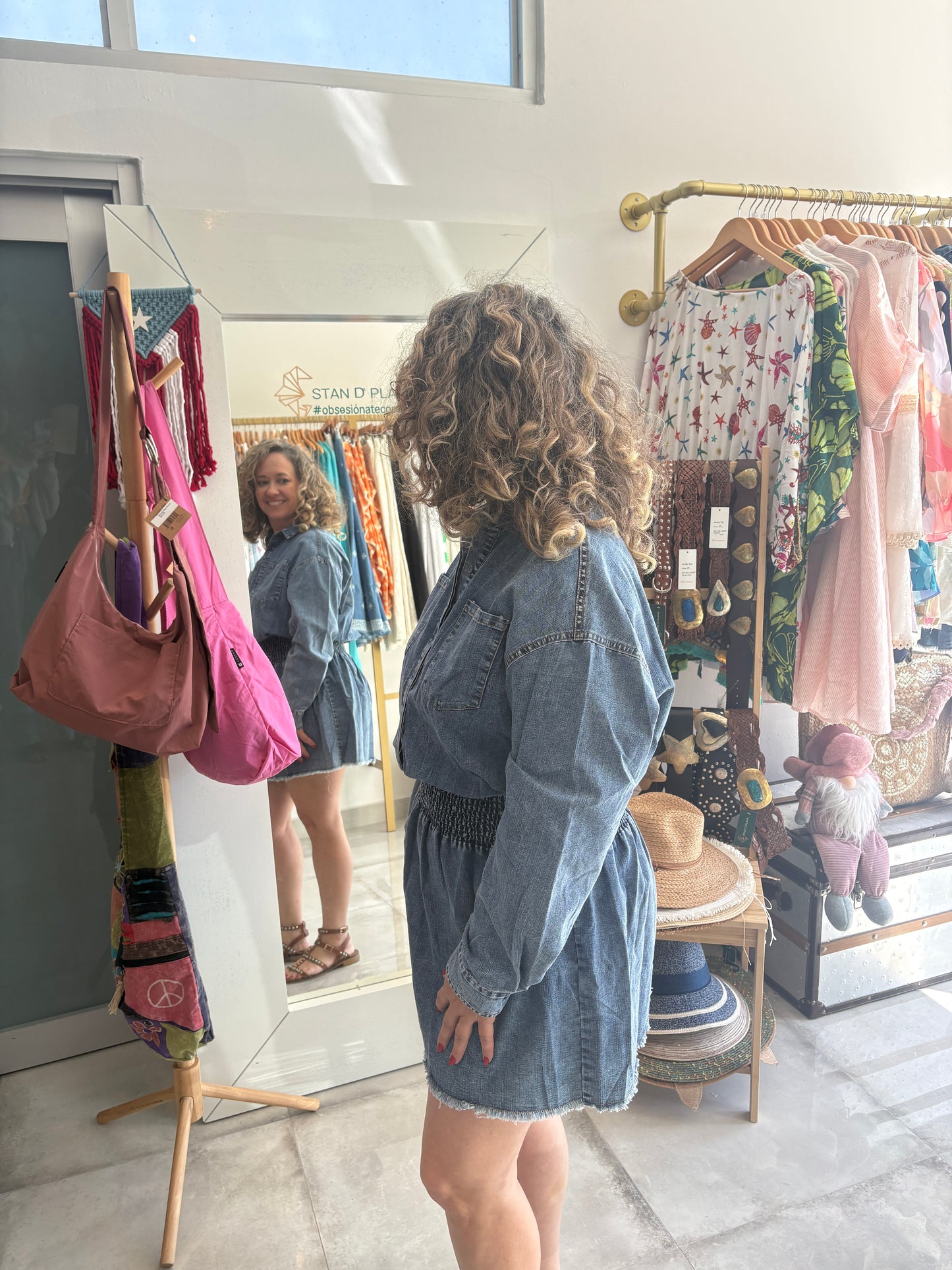 The Denim Mini Dress