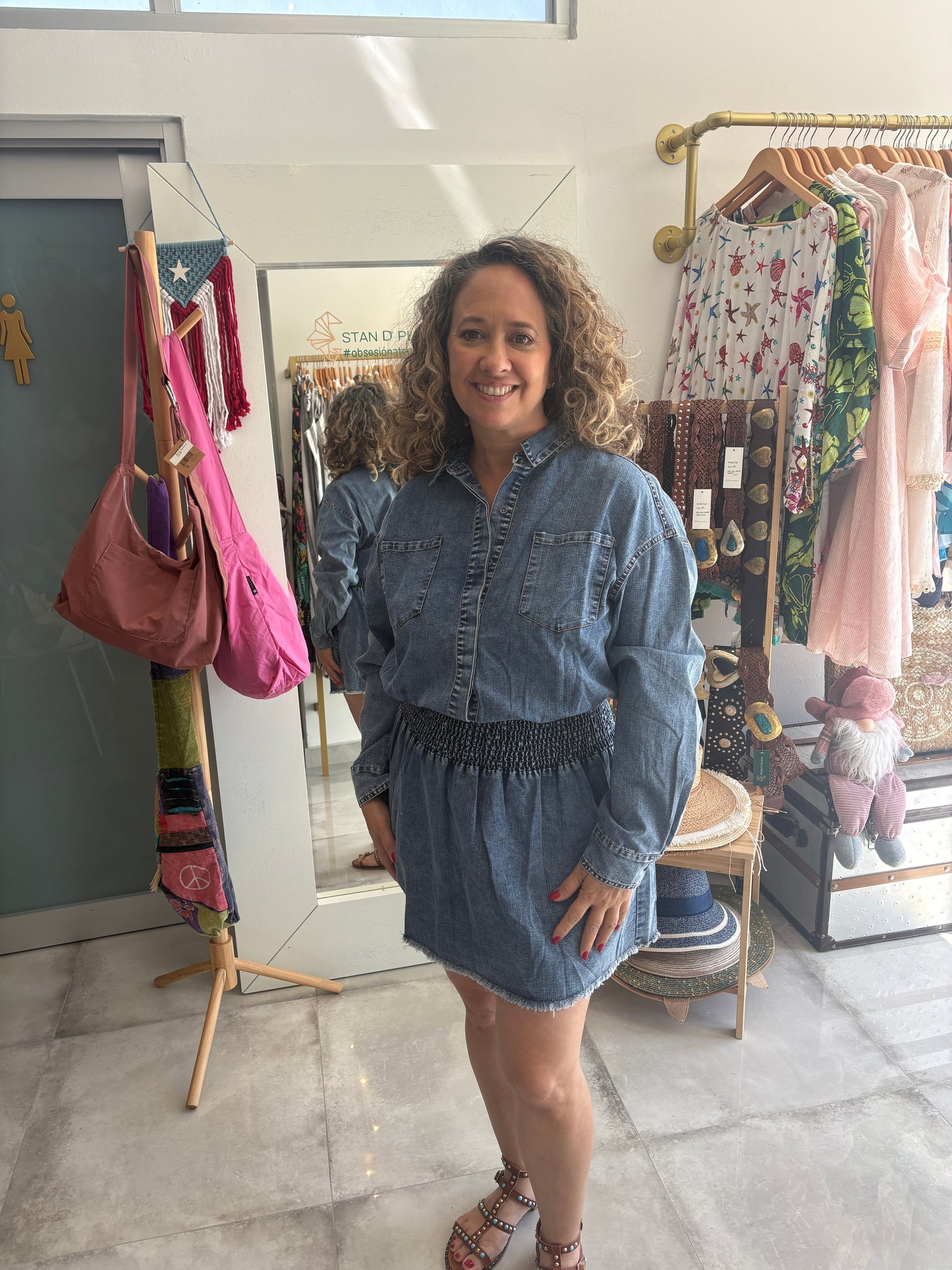 The Denim Mini Dress