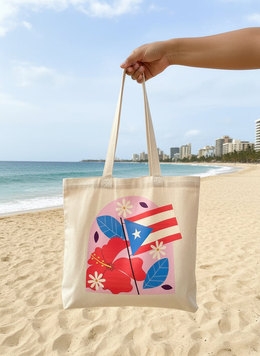 Amapola & PR Flag Tote Bag