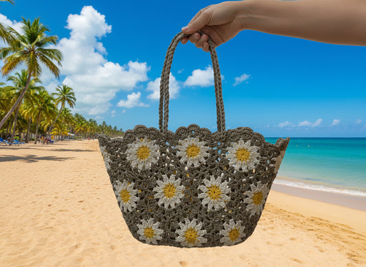 The Blooming's Crochet Tote Bag