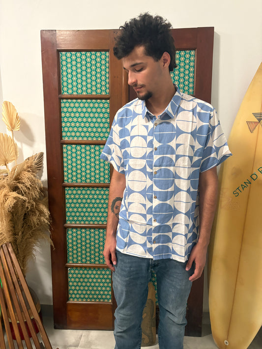 Sky Dots Men Shirt