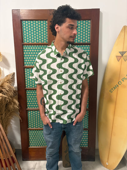 Olive Curves Shirt