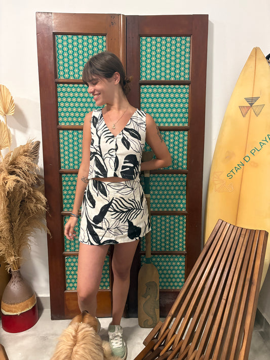 Havana Printed Skort