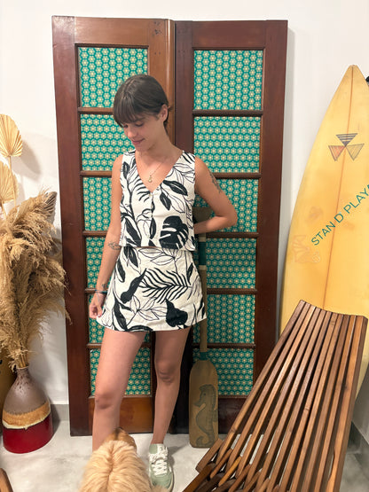 Havana Printed Skort
