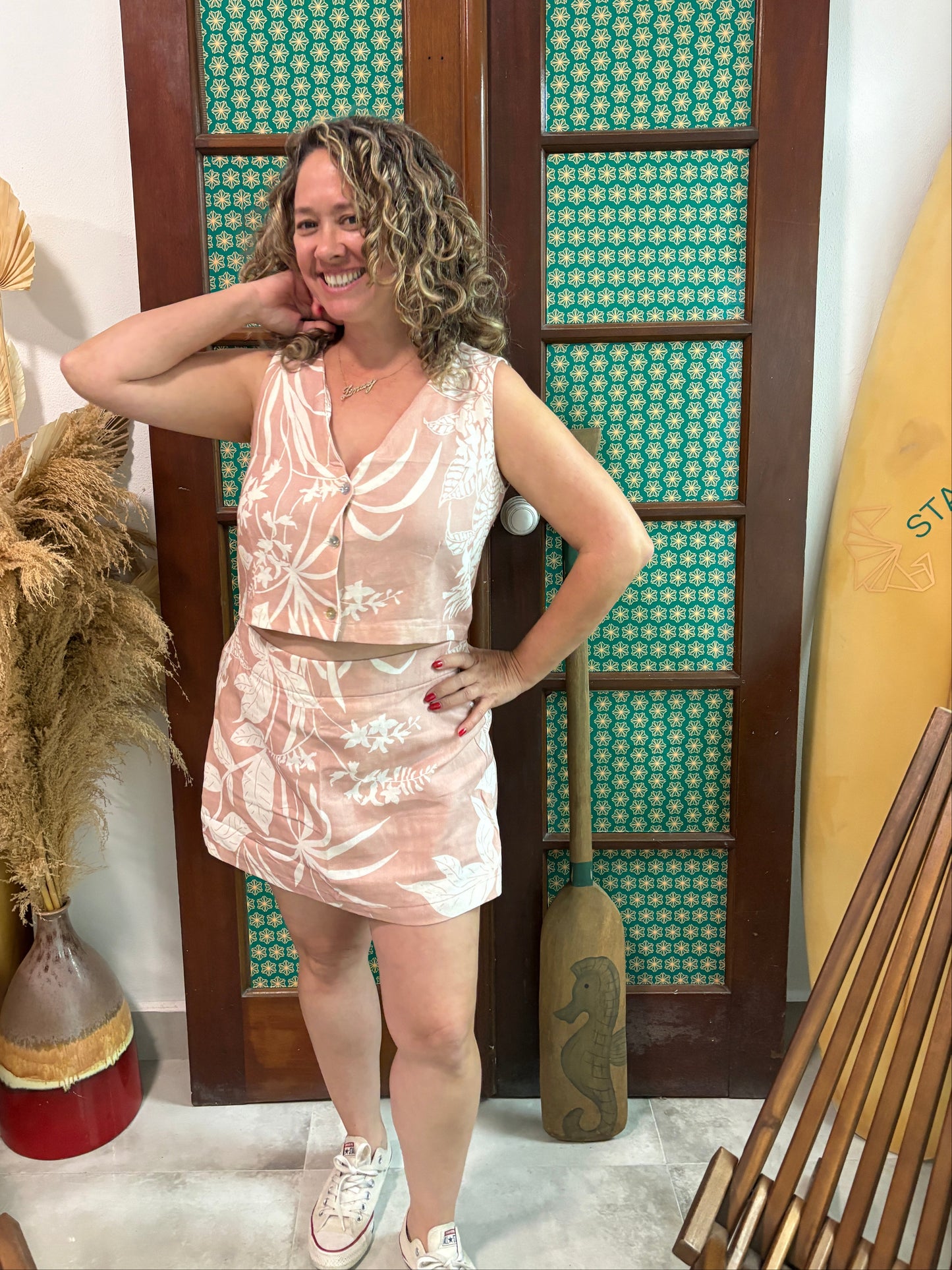 Havana Printed Skort