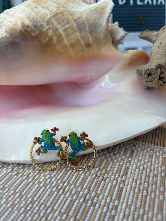 Coquí Dorado Earrings