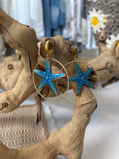 Estrellita Del Mar Dorado Earrings