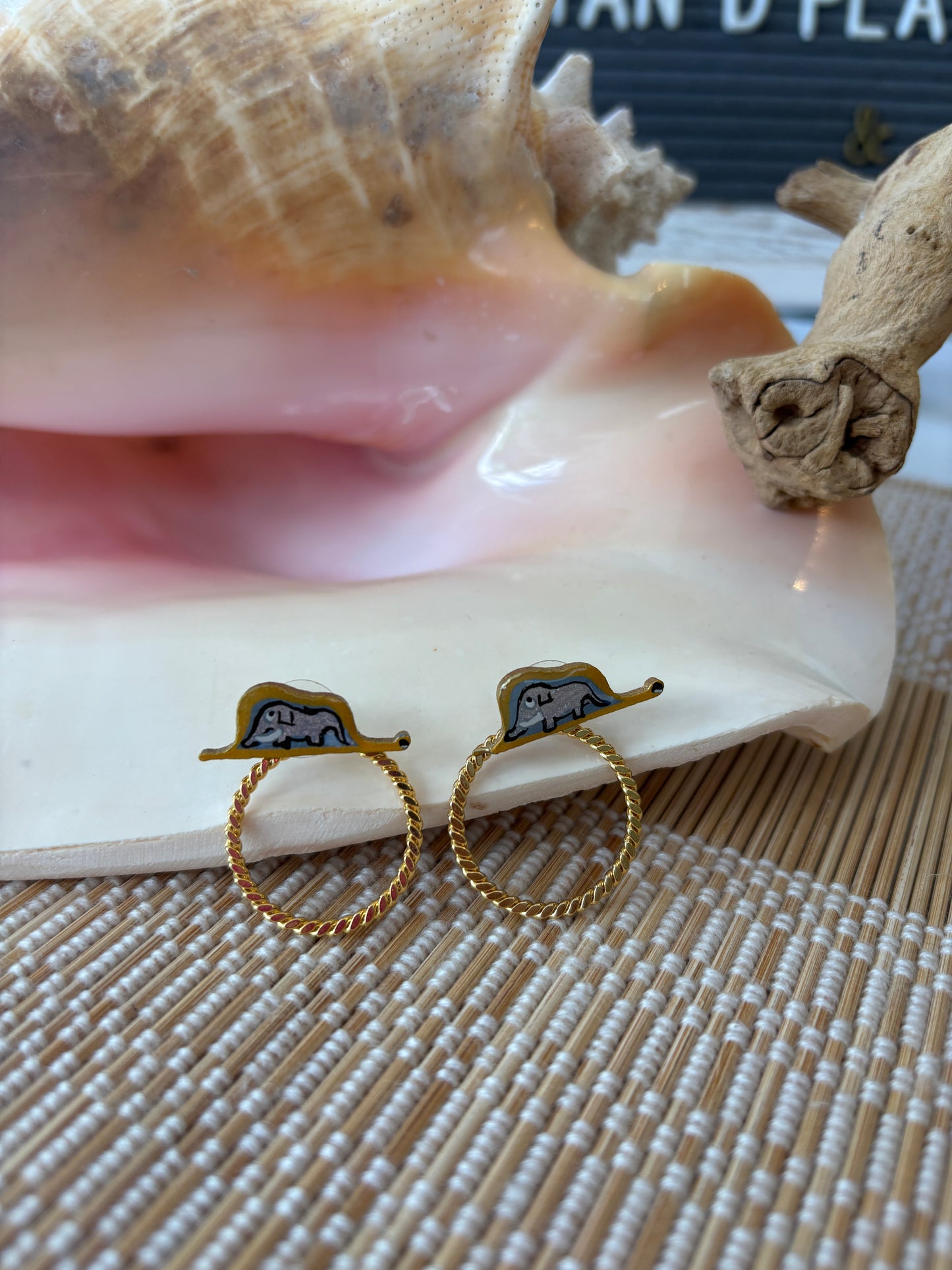 Elephant Earrings