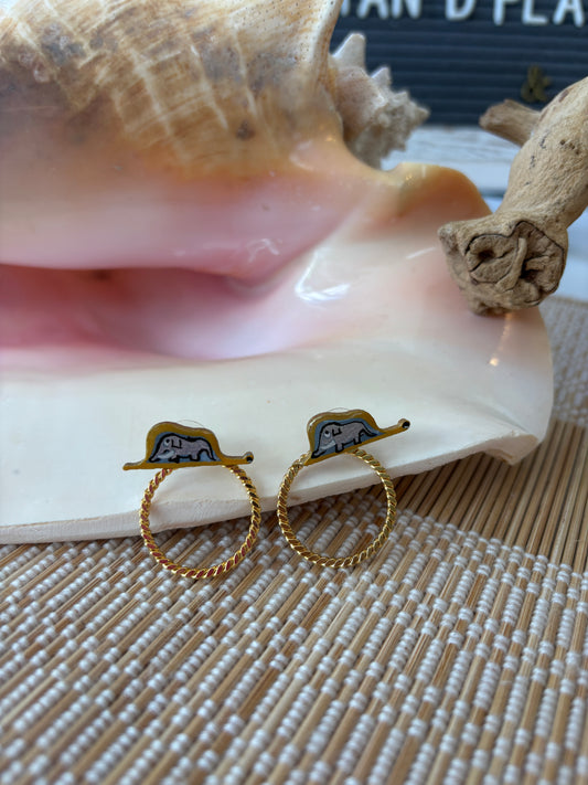 Elephant Earrings