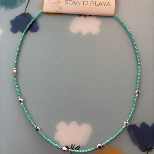 Aqua Gaze Necklace