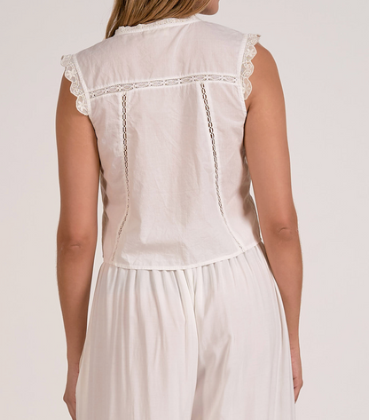 Top Sleeveless White