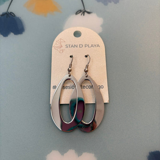Silver Aura Earrings
